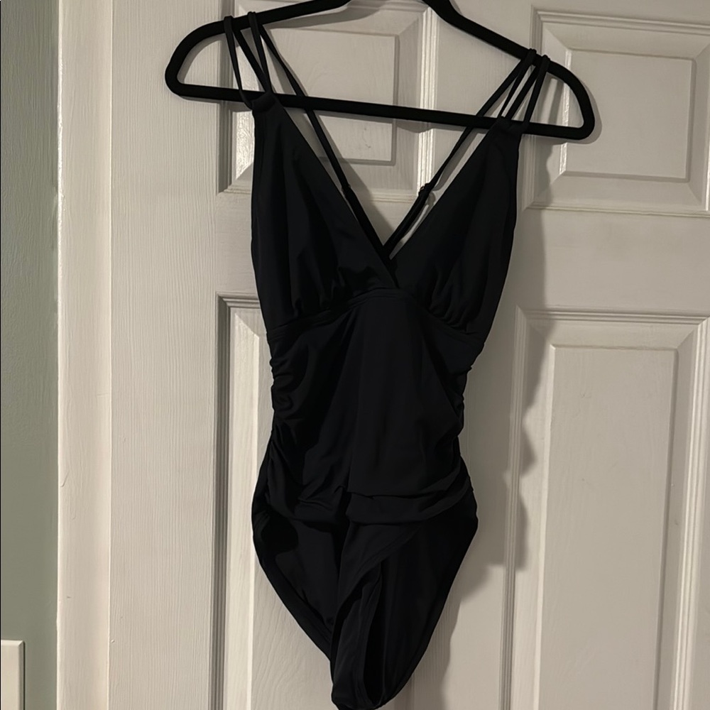 La Blanca Black One Piece Swimsuit